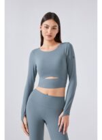 ⁦ActiveLite Long Sleeve Crop Top⁩ - الصورة ⁦22⁩