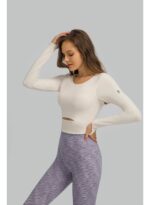 ⁦ActiveLite Long Sleeve Crop Top⁩ - الصورة ⁦26⁩