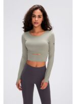 ⁦ActiveLite Long Sleeve Crop Top⁩ - الصورة ⁦25⁩