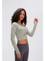 ⁦ActiveLite Long Sleeve Crop Top⁩ - الصورة ⁦24⁩